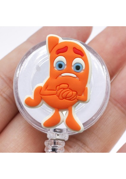 Ssk-Xh-41-39 1 Adet Hastane Geri Çekilebilir Makaralı Isimlik Kemer Klipsi ile Sevimli Hemşire Doktor Adı Etiketi Kart Tutucu Aksesuarları Ofis Kaynağı Klip (Yurt Dışından)