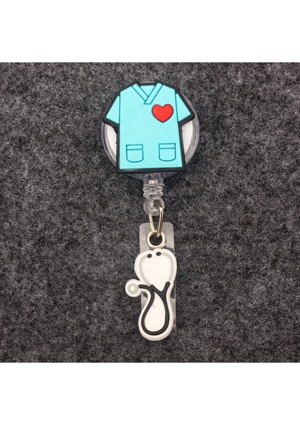 Açık Sarı Tıbbi Diş Hekimi Malzemeleri Iki Kafa Tarzı Geri Çekilebilir Makaralı Isimlik Hemşire Doktor Kart Tutucu Ofis Hastane Adı Kart Malzemeleri (Yurt Dışından) modelleri