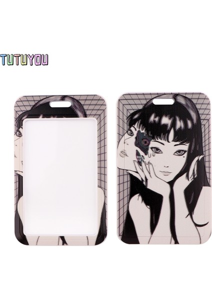 Stil 2 PC3188 Korku Şekil Junji Ito Tomie Kordon Kart Tutucu Öğrenci Asılı Boyun Telefon Kordon Rozeti Metro Erişim Kartı Tutucu (Yurt Dışından) fiyatları