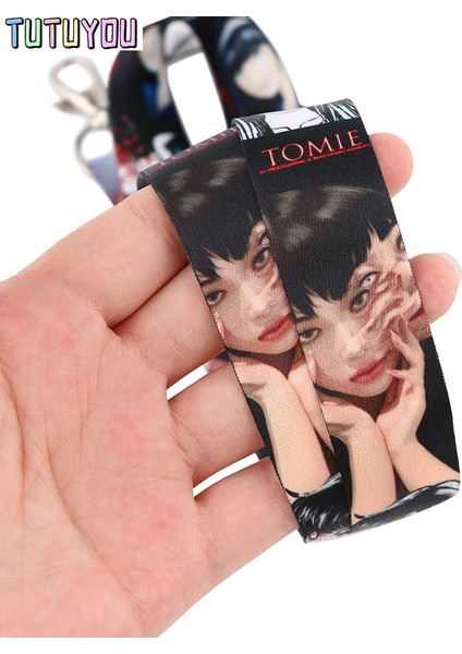 Stil 2 PC3188 Korku Şekil Junji Ito Tomie Kordon Kart Tutucu Öğrenci Asılı Boyun Telefon Kordon Rozeti Metro Erişim Kartı Tutucu (Yurt Dışından) modelleri