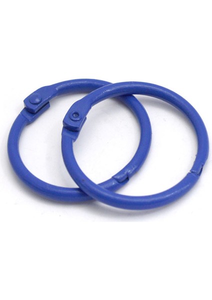 Göl Mavisi 2.2X30MM 10-20 Adet/grup Renkli Metal Açılabilir Anahtarlık Dıy El Yapımı Parçaları Anahtarlık Tutucu Aksesuarları Gevşek Yaprak Dizüstü Çemberler Yüzük (Yurt Dışından)