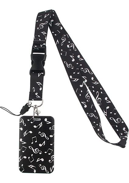 15 Piyano Notları Kordon Boyun Askısı Sanat Anime Moda Boyunluklar Otobüs Kımlık Adı Çalışma Kartı Tutucu Aksesuarları Süslemeleri Çocuklar Hediyeler (Yurt Dışından)