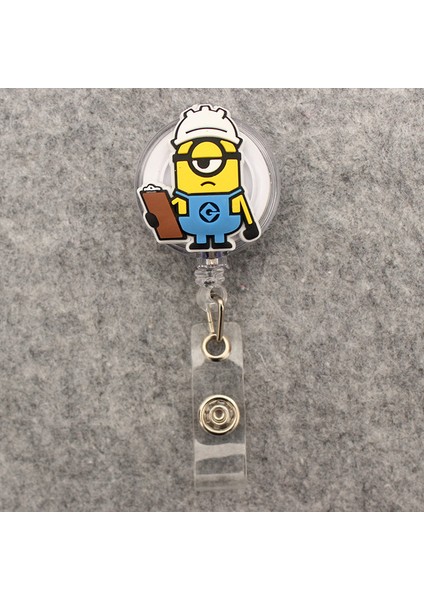 Gül Kırmızı Komik Karikatür Sarı Erkek Rozet Makara Hemşire Işçiler Enfermera Kımlık Tutucu Kız Erkek Geri Çekilebilir Kartvizit Tutucu Aksesuarı (Yurt Dışından)