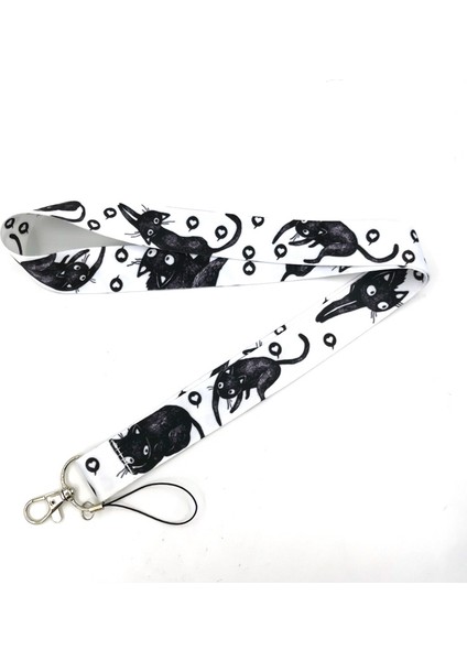 Stil 7 Siyah Kediler Kalpler Aşk Moda Kordon Kımlık Rozeti Tutucu Otobüs Geçiş Kılıfı Kapak Kayma Bankası Kredi Kartı Tutucu Askı Kart Tutucu Hediyeler (Yurt Dışından) modelleri