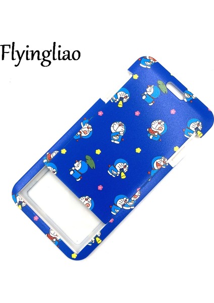 Kart Sahibi Karikatür Doraemon Moda Kordon Kımlık Rozeti Tutucu Otobüs Geçiş Kılıfı Kapak Kayma Bankası Kredi Kartı Tutucu Askısı Kart Sahibinin Süslemeleri (Yurt Dışından) indirimleri
