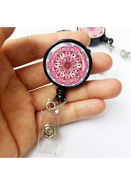 I Geri Çekilebilir Makaralı Isimlik Klasik Güzel Ayçiçeği Çiçekleri Personel Kimlik Kartı Çalışma Kartı Ekran Klip Rozet Tutucu Aksesuarları (Yurt Dışından)