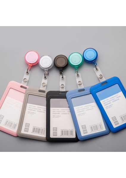Dikey Beyaz Plastik Kimlik Etiketi Yaka Kartı Tutucu Personel Çalışanın Çalışma Kartı Kol Koruyucusu Için Çalışma Izni Kılıfı (Yurt Dışından) modelleri
