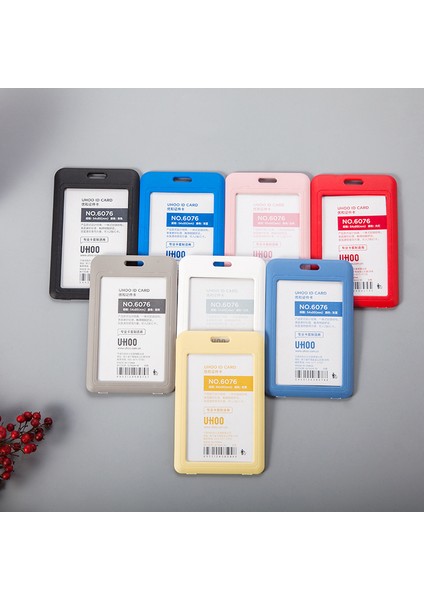 Dikey Beyaz Plastik Kimlik Etiketi Yaka Kartı Tutucu Personel Çalışanın Çalışma Kartı Kol Koruyucusu Için Çalışma Izni Kılıfı (Yurt Dışından) indirimleri