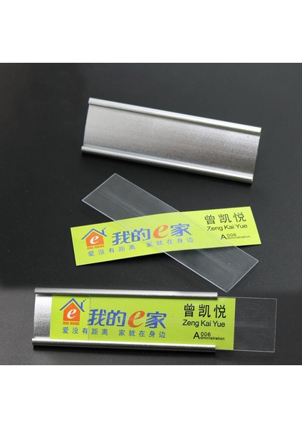 Altın MAGNET70X22MM 10 Adet/1 Grup Metal Manyetik Isim Etiketi Rozet Tutucu Mıknatıs/pin Rozetleri Kart Kımlık Sahipleri Çalışma Çalışan Kartı (Yurt Dışından) indirimleri