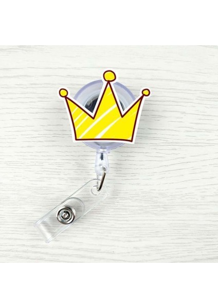 11 Sevimli Taç Süt Akrilik Geri Çekilebilir Makaralı Isimlik Hemşire Öğrenci Sergi Kimlik Kartı Klipleri Rozet Tutucu Kırtasiye (Yurt Dışından) indirimleri