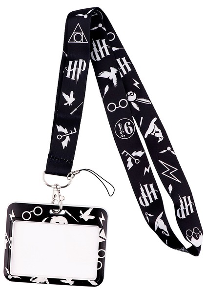 12 PC3136 Sihirbazı Okul Öğrenci Kordon Kredi Kartı Kımlık Tutucu Rozeti Öğrenci Kadın Seyahat Bankası Otobüs Kartvizit Kapağı Rozeti (Yurt Dışından)