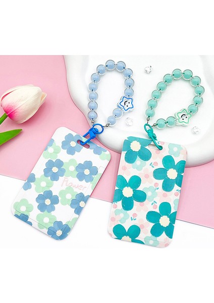 12 Öğrenci Kimlik Kartı Kapağı Boyun Askısı Çantası ile Renkli Çiçekler Kadın Kız Kredi Kartı Kimlik Otobüs Kartı Tutucu Çanta Kordon ile (Yurt Dışından) fiyatları