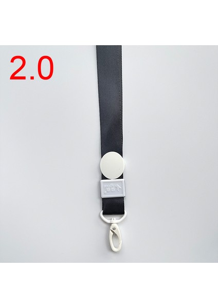 2.0-Green-1pcs 1 Adet Yüksek Kaliteli Kalınlaşmış Beyaz Kanca Kimlik Kartı Askısı Coloful Askı Bant Kravat Rozeti Kimlik Tutucu Halat Anahtarlık Halka Kordon (Yurt Dışından)