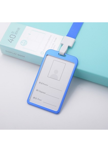 Stil 3 Moda Metal Iş Kimlik Kartı Tutucu Kartları Kapak Bozuk Para Cüzdanı Cüzdan Temizle Banka Kredi Kartı Çantası Okul Ofis Malzemeleri (Yurt Dışından)