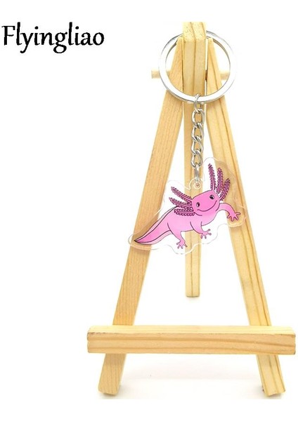 Stil 2 Axolotl Pembe Ejderha Erkek ve Kadın Anahtarlık Aksesuarları Güzel Çanta Kolye Anahtarlık Akrilik Karikatür Arkadaş Hediye (Yurt Dışından) fiyatları