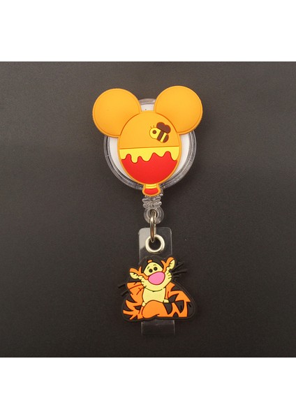 Beyaz Komik Mickey Tarzı Disney Arkadaşlar Geri Çekilebilir Rozet Makara Hemşire Doktor Kart Tutucu Ofis Hastane Adı Kart Malzemeleri (Yurt Dışından)