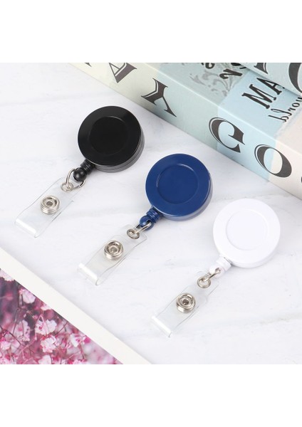 A-Karpuz Kırmızı 1 Adet Yaratıcı 360° Dönme Geri Çekilebilir Rozet Tutucu Boyunluklar ile Moda Unisex Hemşire Kımlık Adı Kart Rozeti Tutucu Anti-Kayıp Klip (Yurt Dışından)