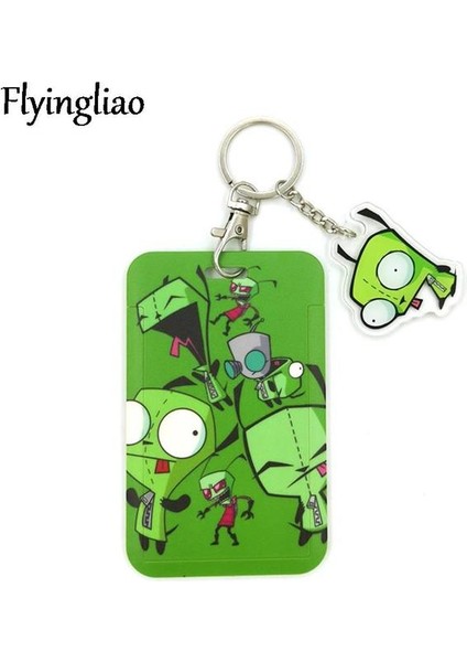 Stil 2 Invader Zim Anahtarlık Güzel Kolye Anahtarlık Takı Kadın Çantası Anahtarlık Çocuk Oyuncak Hediye Anahtarlık Kız (Yurt Dışından)