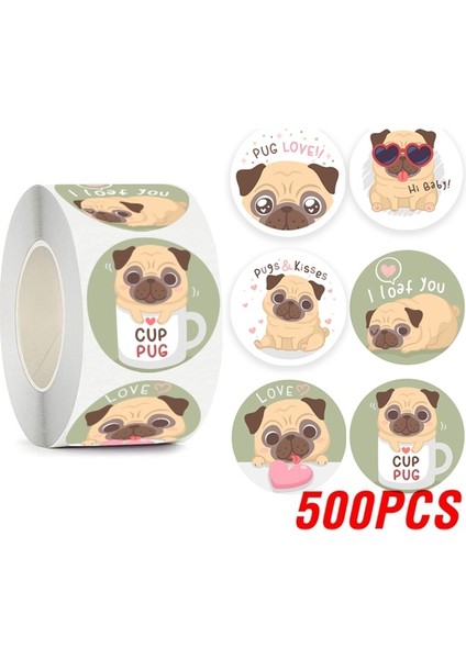 QY2242-500PCS 100-500PCS Karikatür Hayvan Çıkartmaları Çocuklar Için Ödül Etiket Hediye Dekorasyon Etiketi Öğretmen Teşvik Öğrenci Kırtasiye Çıkartmalar (Yurt Dışından)