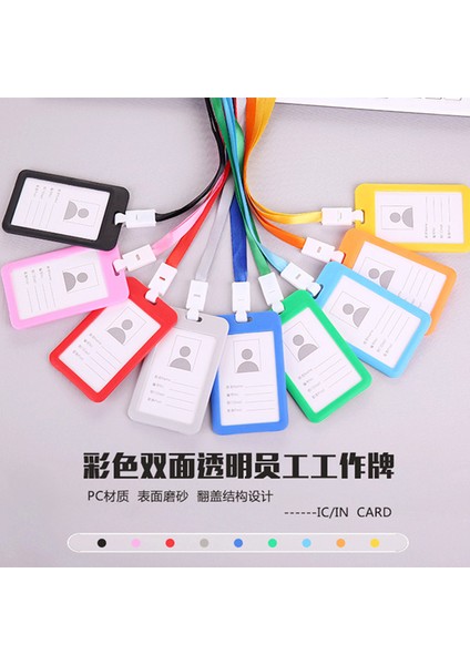 H-Turuncu Plastik Kimlik Kartı Tutucu Vıp Geçiş Rozetleri Koruyucu Özel Kulüp Derneği Sergi Logosu Askı Üyeliği Özel Kordon (Yurt Dışından) modelleri