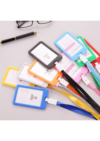 H-Turuncu Plastik Kimlik Kartı Tutucu Vıp Geçiş Rozetleri Koruyucu Özel Kulüp Derneği Sergi Logosu Askı Üyeliği Özel Kordon (Yurt Dışından) indirimleri