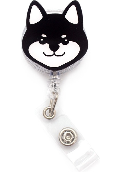 Mavi Kendi Modeli 7 Renk Komik Köpek Geri Çekilebilir Rozet Tutucu Makara Sergi Enfermera Öğrenci Erkek Isim Kartı Kız Kullanımı Göğüs Kartı (Yurt Dışından) modelleri