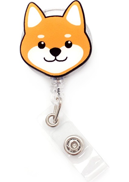 Mavi Kendi Modeli 7 Renk Komik Köpek Geri Çekilebilir Rozet Tutucu Makara Sergi Enfermera Öğrenci Erkek Isim Kartı Kız Kullanımı Göğüs Kartı (Yurt Dışından) fırsatları