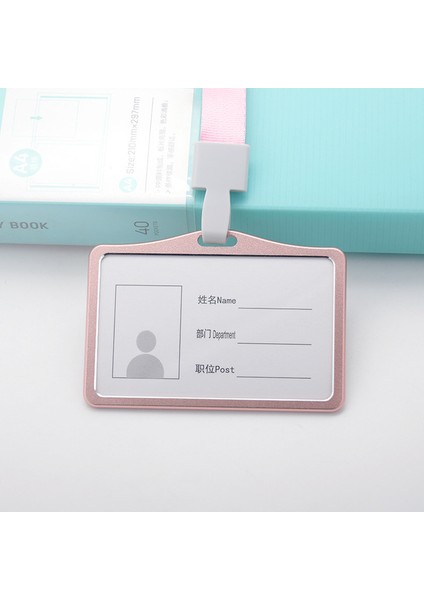 12 Moda Metal Iş Kimlik Kartı Tutucu Kartları Kapak Bozuk Para Cüzdanı Cüzdan Temizle Banka Kredi Kartı Çantası Okul Ofis Malzemeleri (Yurt Dışından)