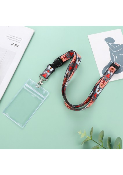 Stil 5 Kişilik Boyun Askısı Cep Telefonu Kordon Sevimli Boyunluklar Tuşları Için Kimlik Kartı Spor Salonu Telefon Askıları USB Rozeti Kordon Kamera Ipi (Yurt Dışından)