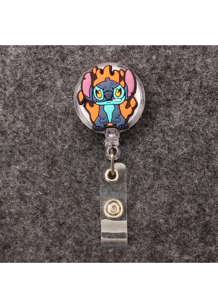 Mavi Disney Komik Dikiş Tarzı Rozet Makara Hemşire Işçiler Enfermera Kımlık Tutucu Kız Erkek Geri Çekilebilir Kartvizit Tutucu Aksesuarı (Yurt Dışından)
