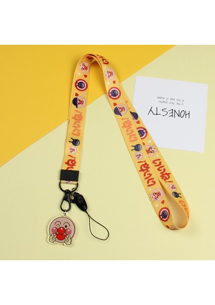 Gs-14 Anime Karikatür Doraemon Anahtarlık Kordon Telefon Kılıfı Boyun Askısı Kımlık Kartı USB Rozet Tutucu Asmak Halat (Yurt Dışından)