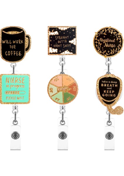 C-Mavi Geri Çekilebilir Makaralı Isimlik Tıbbi Işçi Çalışma Kartı Klibi Doktor Hemşire Kimlik Adı Kart Ekran Etiketi Personel Kartı Rozet Tutucu Aksesuarları (Yurt Dışından) fiyatları