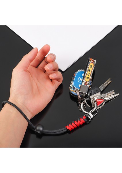 Stil 5 Paracord Anahtarlık Kordon Dönebilen Toka Yüksek Mukavemetli Paraşüt Kordon Açık Sırt Çantası Anahtarlık Boyun Asılı Halat (Yurt Dışından) indirimleri