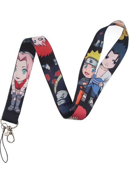 27 YL982 Japon Animesi Titan Kordon Anahtarlık Kımlık Kartı Kapak Geçiş Öğrenci Cep Telefonu Rozeti Tutucu Anahtar Aksesuarları (Yurt Dışından)