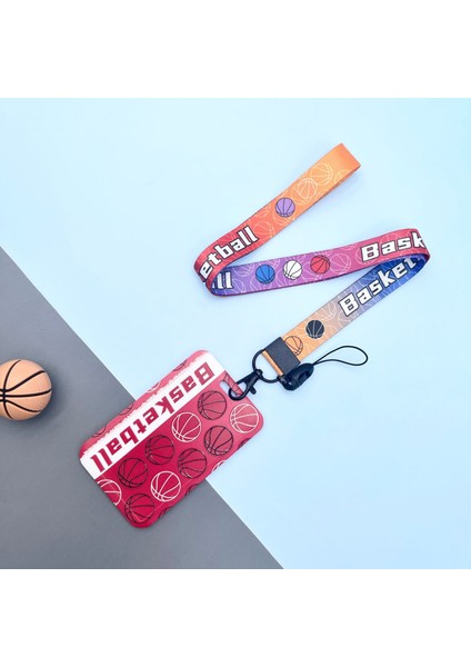 14 Ins Karikatür Spor Basketbol Kordon Kart Tutucu Tutucu Öğrenci Kimlik Kartı Geçiş Sıra Kartı Kredi Kartı Askıları Anahtarlık Hediye (Yurt Dışından) fırsatları