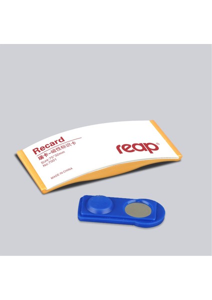 75X32MM Altın (Manyetik Aşınma) Yeniden Kullanılabilir Çalışan Rozeti Isim Etiketi Abs Şirket Kimlik Kartı Klipsi Çalışma Memuru Mağaza Emlak Şirketi Otel Mülkü (Yurt Dışından)