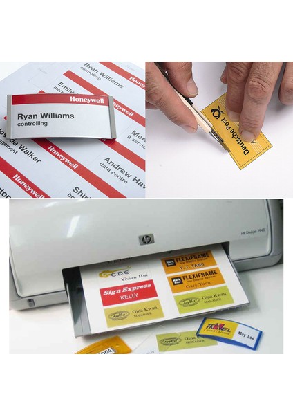 75X32MM Altın (Manyetik Aşınma) Yeniden Kullanılabilir Çalışan Rozeti Isim Etiketi Abs Şirket Kimlik Kartı Klipsi Çalışma Memuru Mağaza Emlak Şirketi Otel Mülkü (Yurt Dışından) indirimleri