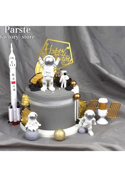 3 Adet 1 Adet Reçine Astronot Figürü Heykeli Heykelcik Spaceman Heykel Eğitici Oyuncaklar Masaüstü Ev Dekorasyon Astronot Modeli Çocuklar Hediye (Yurt Dışından) modelleri