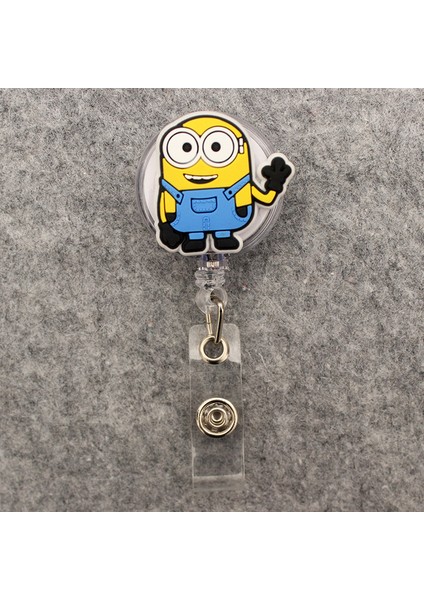 Kırmızı Karikatür Komik Erkek Tarzı Geri Çekilebilir Rozet Makara Hemşire Doktor Kart Tutucu Ofis Hastane Malzemeleri Erkek Kız Isim Kartı (Yurt Dışından)