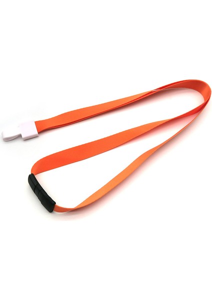 Emniyet Tokalı Turuncu Kordon Kart Sahipleri Için 1.5cm Geniş Boyun Askısı Isim Kartı Öğrenci Kimlik Kartı Yetişkin ve Çocuk Güvenlik Ipi (Yurt Dışından)