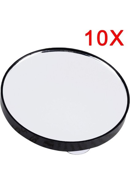 10X Makyaj Aynası 5x 10X 15X Büyüteç Ayna Iki Vantuzlu Kozmetik Araçları Mini Yuvarlak Ayna Banyo Aynası (Yurt Dışından)