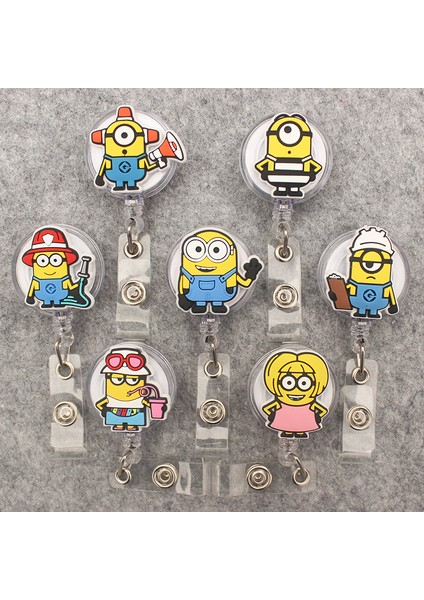 Beyaz Karikatür Komik Erkek Tarzı Geri Çekilebilir Rozet Makara Hemşire Doktor Kart Tutucu Ofis Hastane Malzemeleri Erkek Kız Isim Kartı (Yurt Dışından) fiyatları