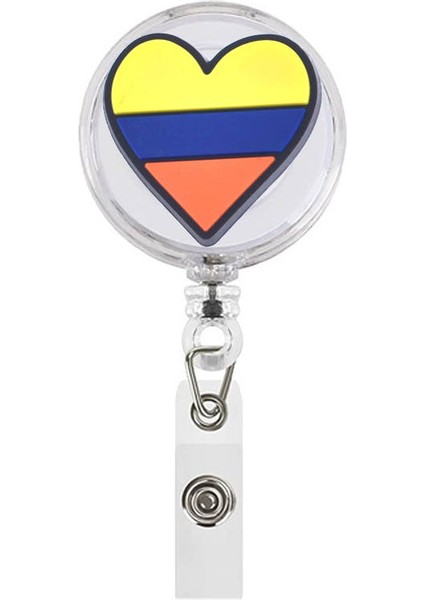SSK-XH-678-24 1 Adet Popüler Latin Şarkıcı Karol G Çekme Rozeti Hemşire Yaka Kartı Makara Klip Rozet Tutucu Doktor Okul Öğrenci Ofis Kımlık Kartı Klip (Yurt Dışından)