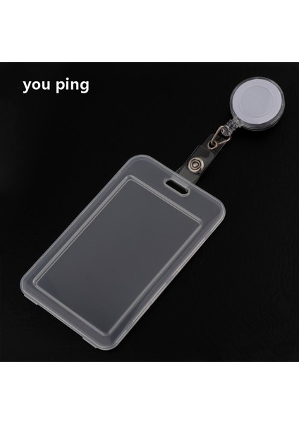 Şeffaf Gök Mavisi Şeffaf 5 Renk Kartı Kadın Erkek Öğrenci Otobüsü Kartı Geri Çekilebilir Çekme Rozeti Tutucu Kredi Kartları Banka Kımlık Kartı Okul Malzemeleri (Yurt Dışından) indirimleri