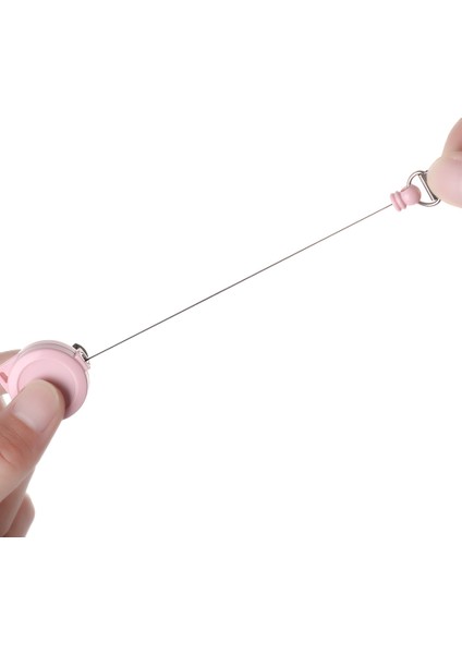 Pembe 1 Adet Buzlu Geri Çekilebilir Makaralı Isimlik Kimlik Kordon Adı Etiketi Kartı Rozet Tutucu Anahtarlık Klipleri Anti-Kayıp Klip Ofis Okul Malzemeleri (Yurt Dışından)