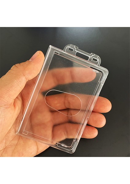 C-A2 Metal Rozet Tutucu Şeffaf Kart Kapağı Kadın Erkek Öğrenci Otobüsü Kart Tutucu Kılıf Ticari Kredi Kartları Banka Kımlık Kartı Tutucu (Yurt Dışından) indirimleri