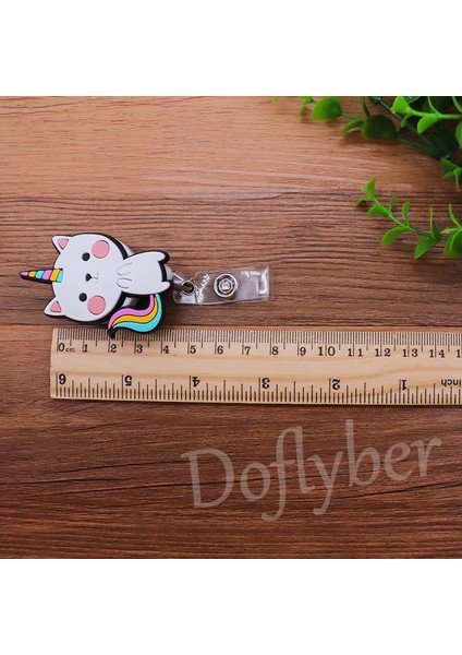 Stetoskop B Karikatür Unicorn Panda Fil Silikon Geri Çekilebilir Rozet Makara Doktor Hemşire Göğüs Kartı Sergi Tutucu Klip Rozet Tutucu (Yurt Dışından) fırsatları