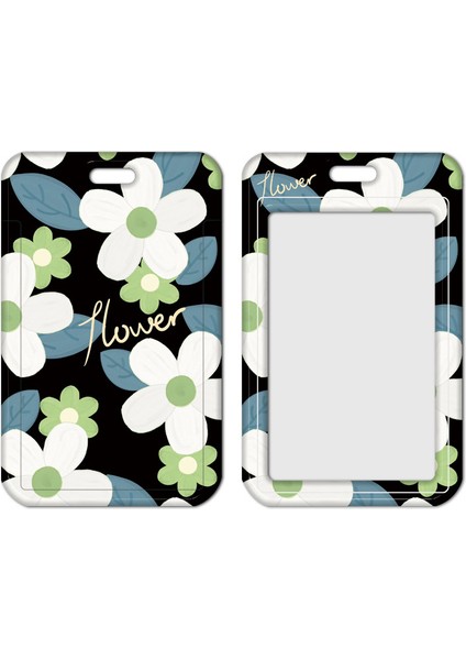 18 Öğrenci Kimlik Kartı Kapağı Boyun Askısı Çantası ile Renkli Çiçekler Kadın Kız Kredi Kartı Kimlik Otobüs Kartı Tutucu Çanta Kordon ile (Yurt Dışından) indirimleri