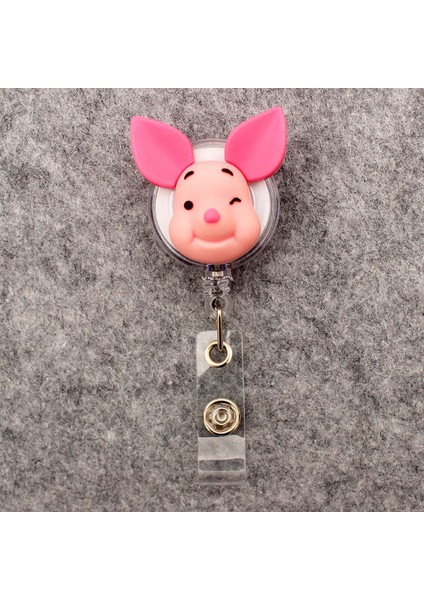 Koyu Kahve Disney Fare ve Ördek Geri Çekilebilir Makaralı Isimlik Hemşire Doktor Için Kart Tutucu Ofis Hastane Malzemeleri Erkek Kız Isim Kartı (Yurt Dışından)