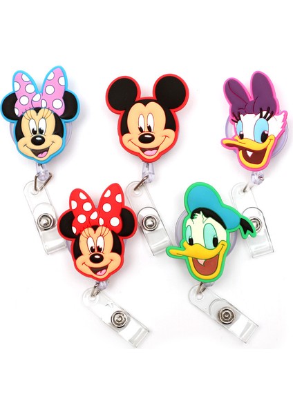 Koyu Kahve Disney Fare ve Ördek Geri Çekilebilir Makaralı Isimlik Hemşire Doktor Için Kart Tutucu Ofis Hastane Malzemeleri Erkek Kız Isim Kartı (Yurt Dışından) fiyatları